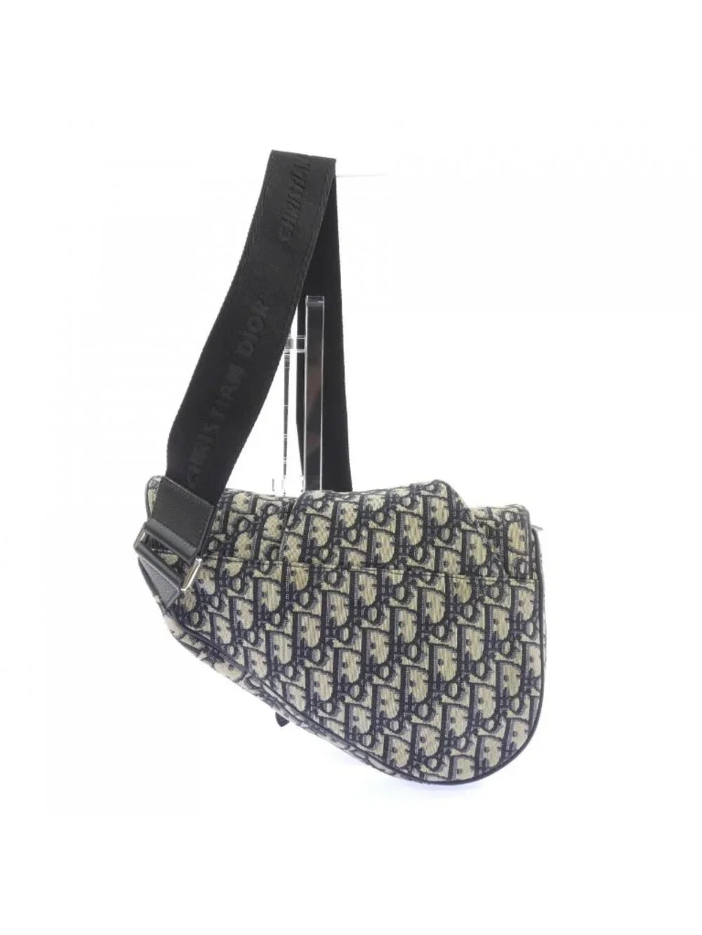 Dior Saddle Oblique Jacquard Shoulder Bag